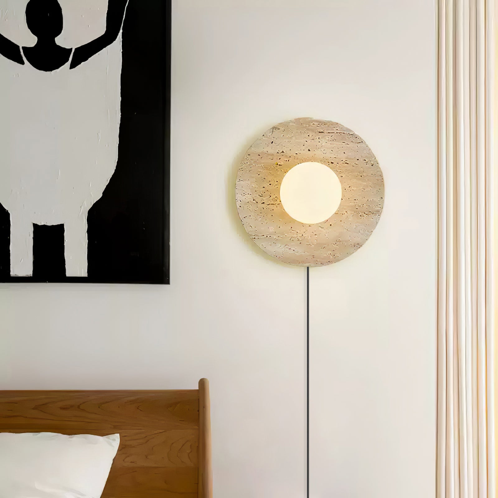 WOW Stone Eclipse Plug-in Wall Light