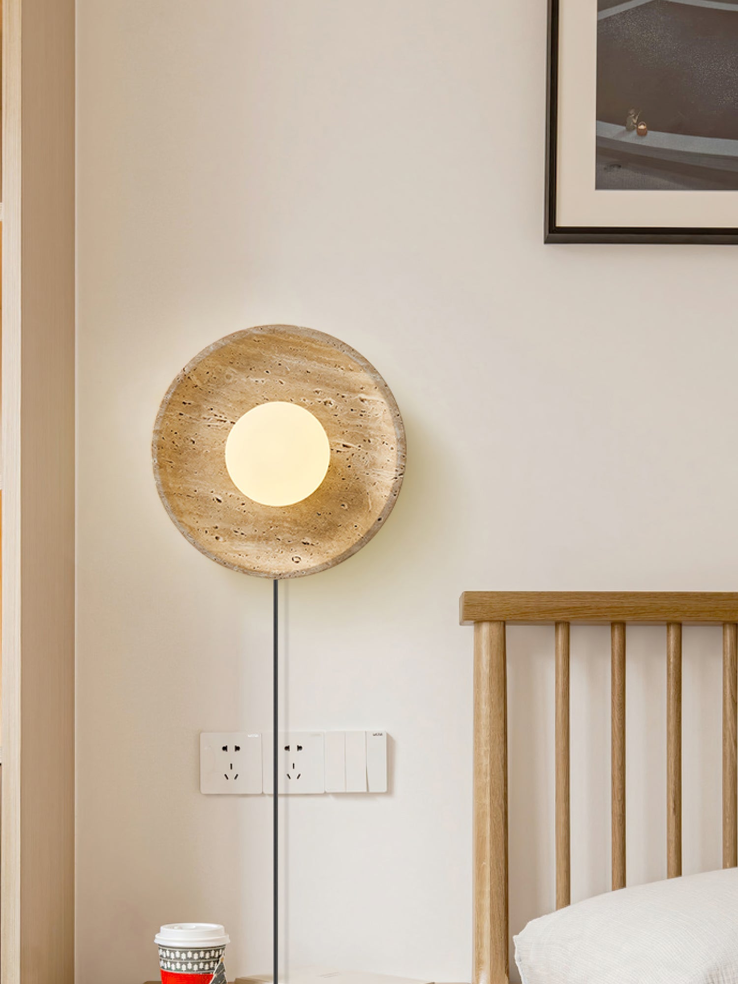 WOW Stone Eclipse Plug-in Wall Light