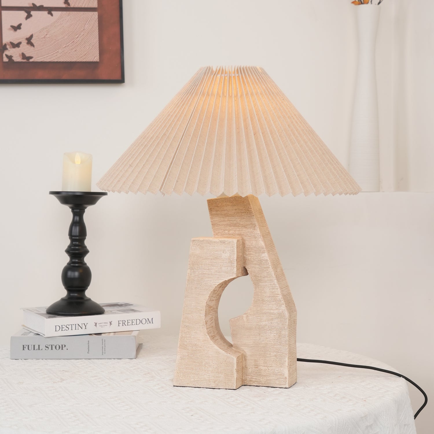 WOW Stone Pillar Table Lamp