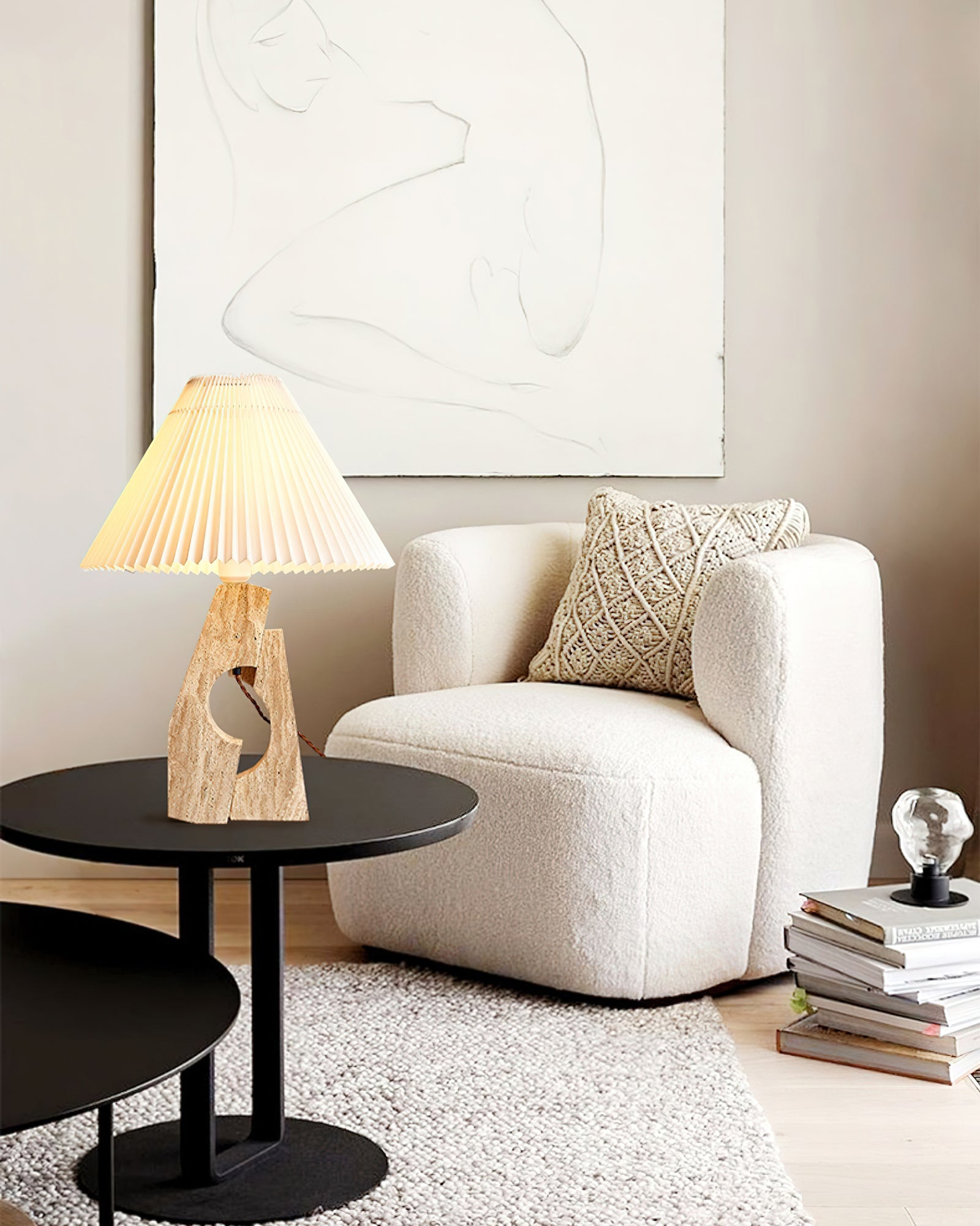 WOW Stone Pillar Table Lamp