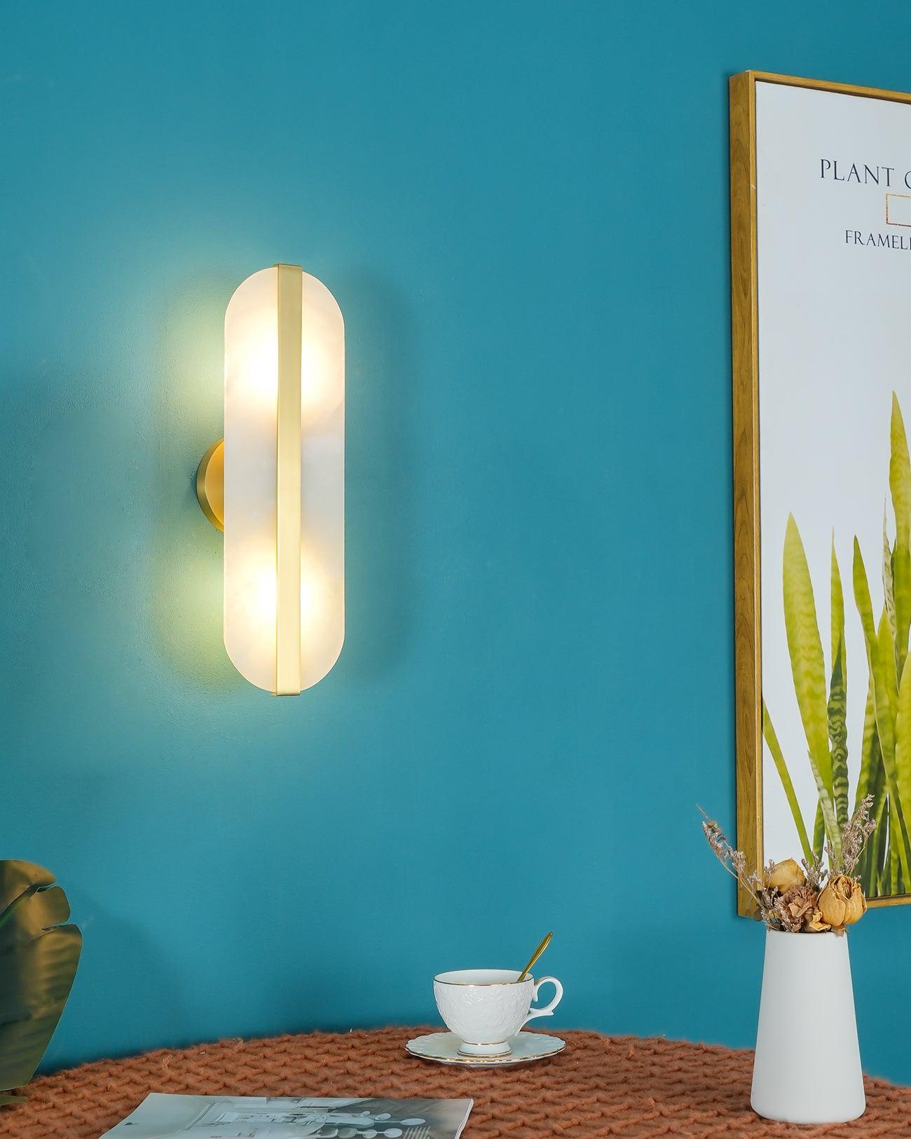WOW Stone Wall Alabaster LED Sconce