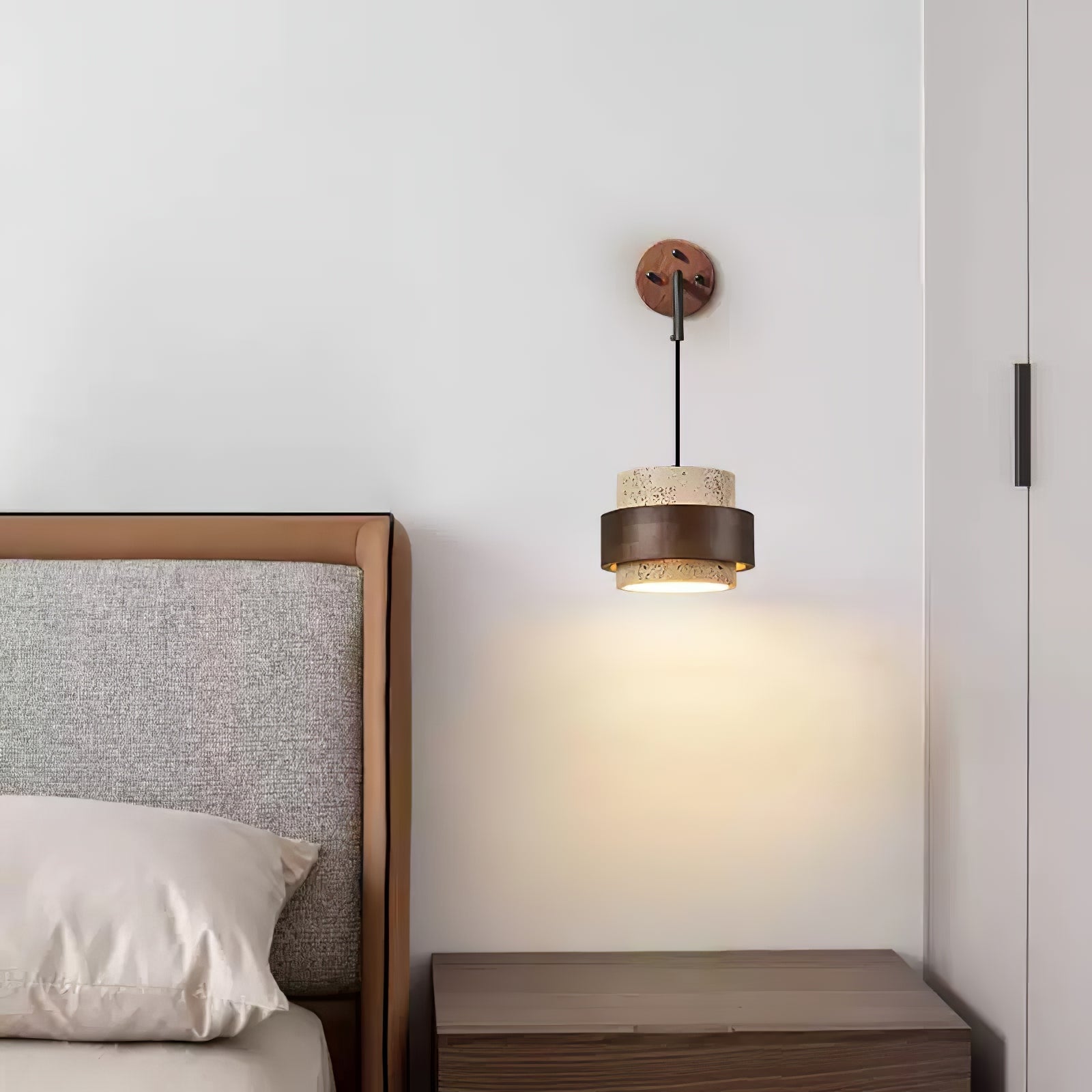 WOW Stonova Travertine Wall Sconce