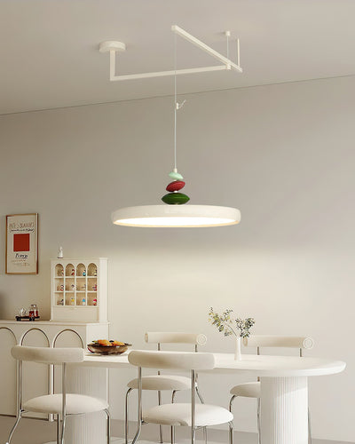WOW Swing Arm Stone Pendant Light