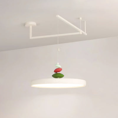 WOW Swing Arm Stone Pendant Light