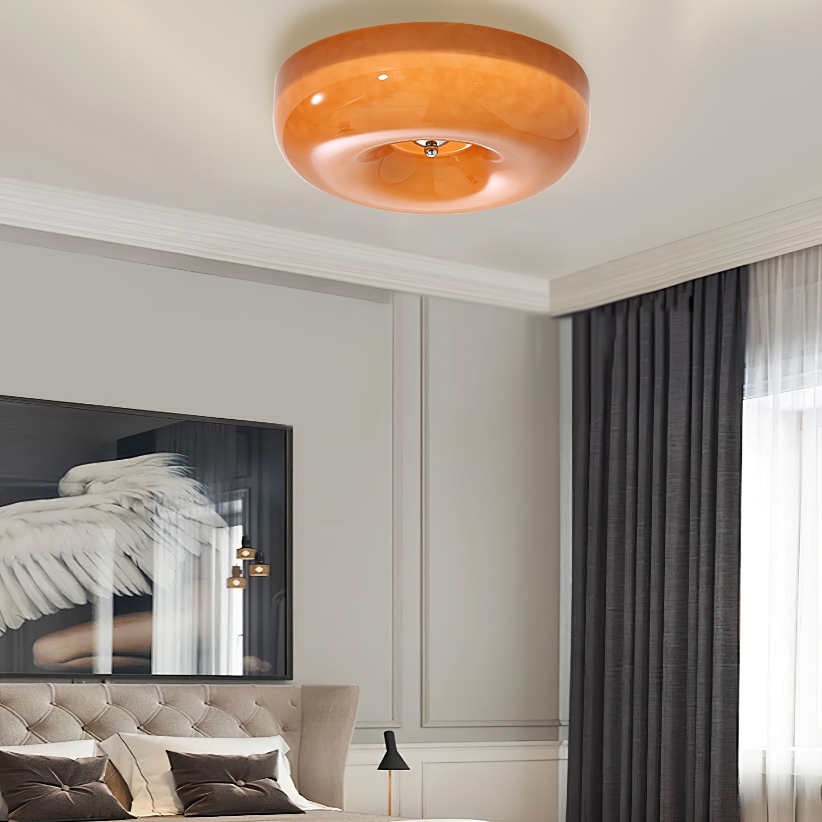 WOW Swirl Glass Ceiling Lamp