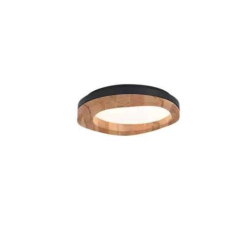 WOW Timber Round Wood Ceiling Lamp