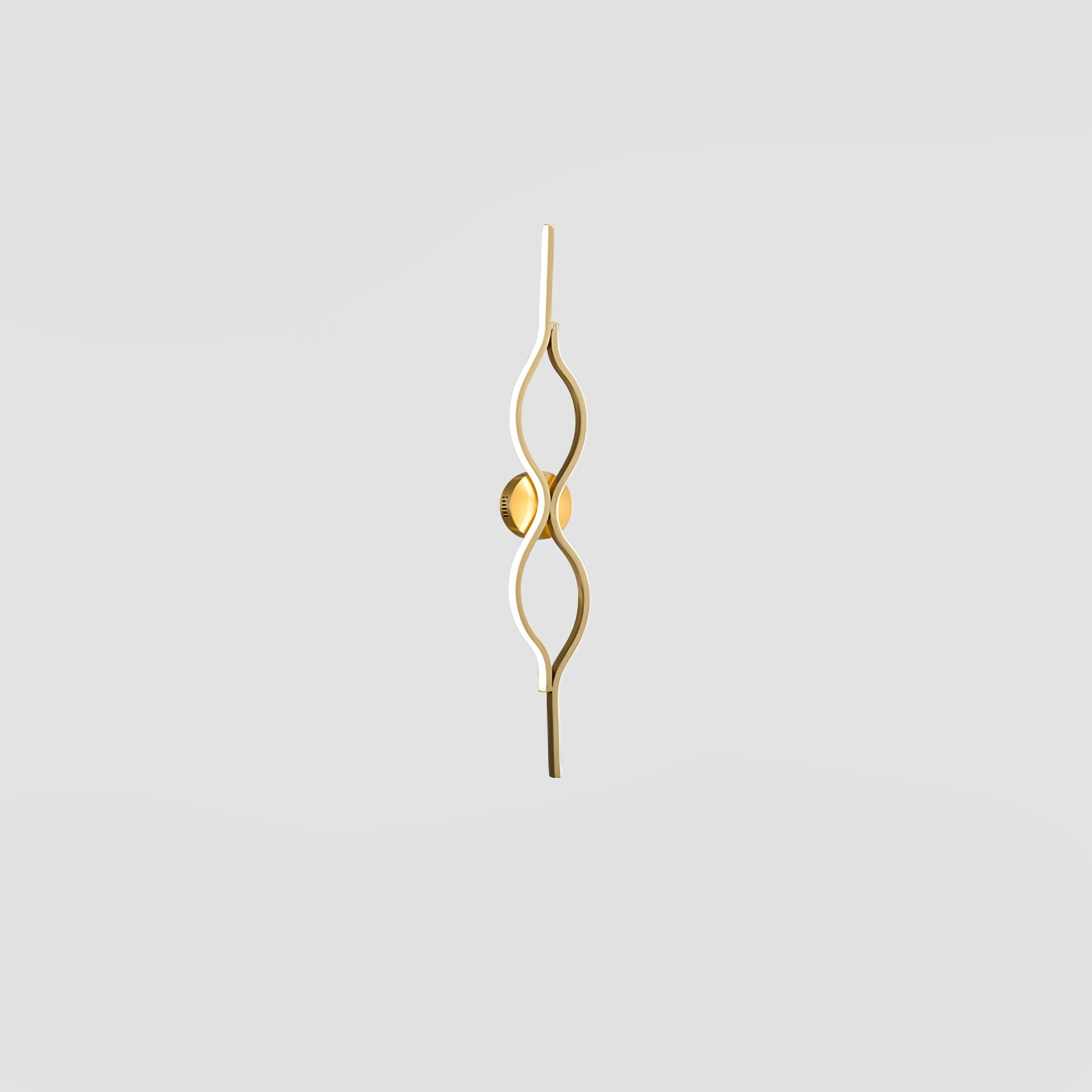 WOW Twist Brass Wall Light