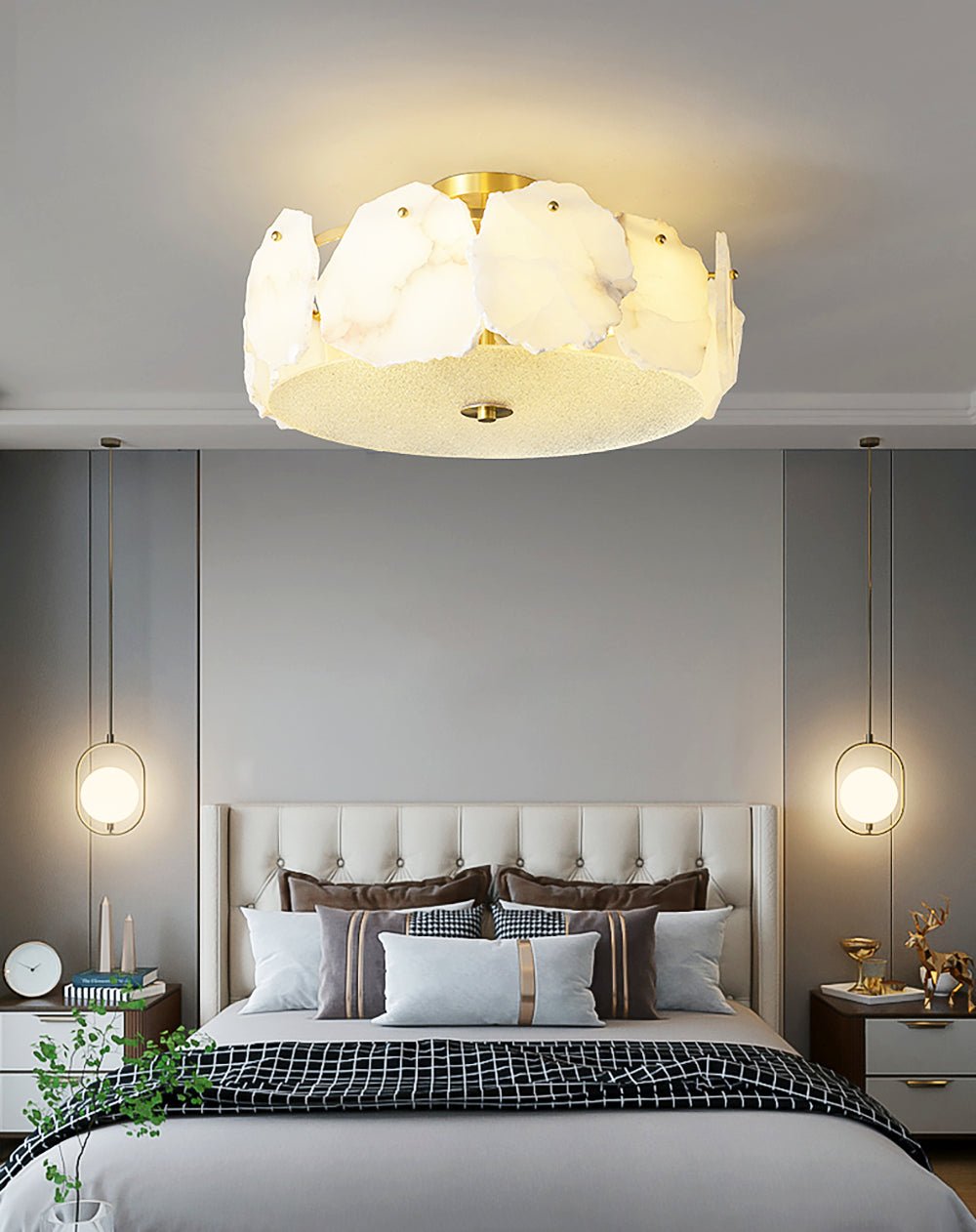 WOW Valeria Alabaster Ceiling Lamp