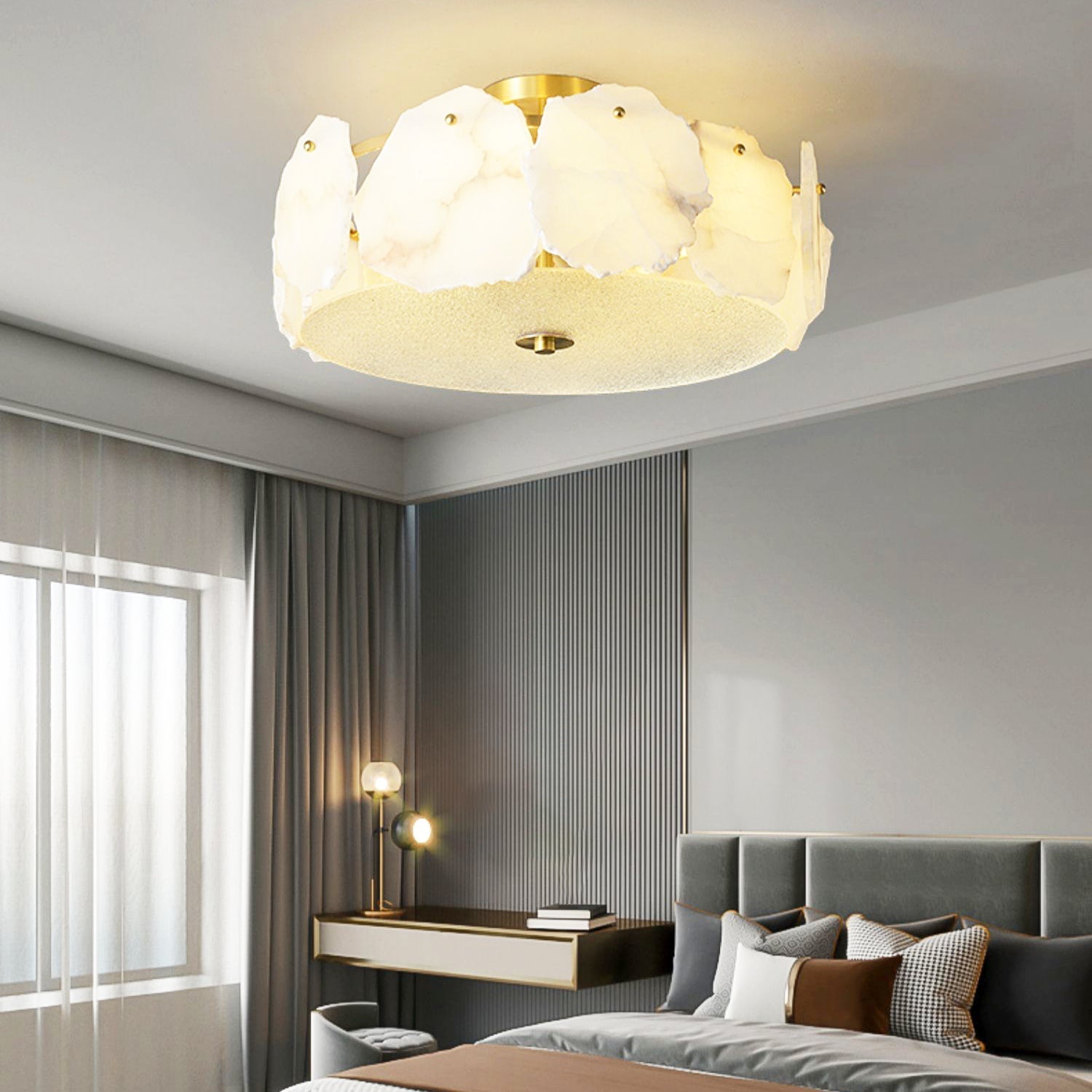 WOW Valeria Alabaster Ceiling Lamp