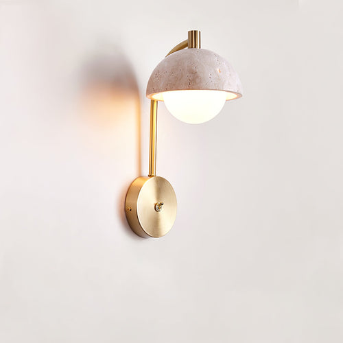 WOW Vellum Travertine Wall Lamp