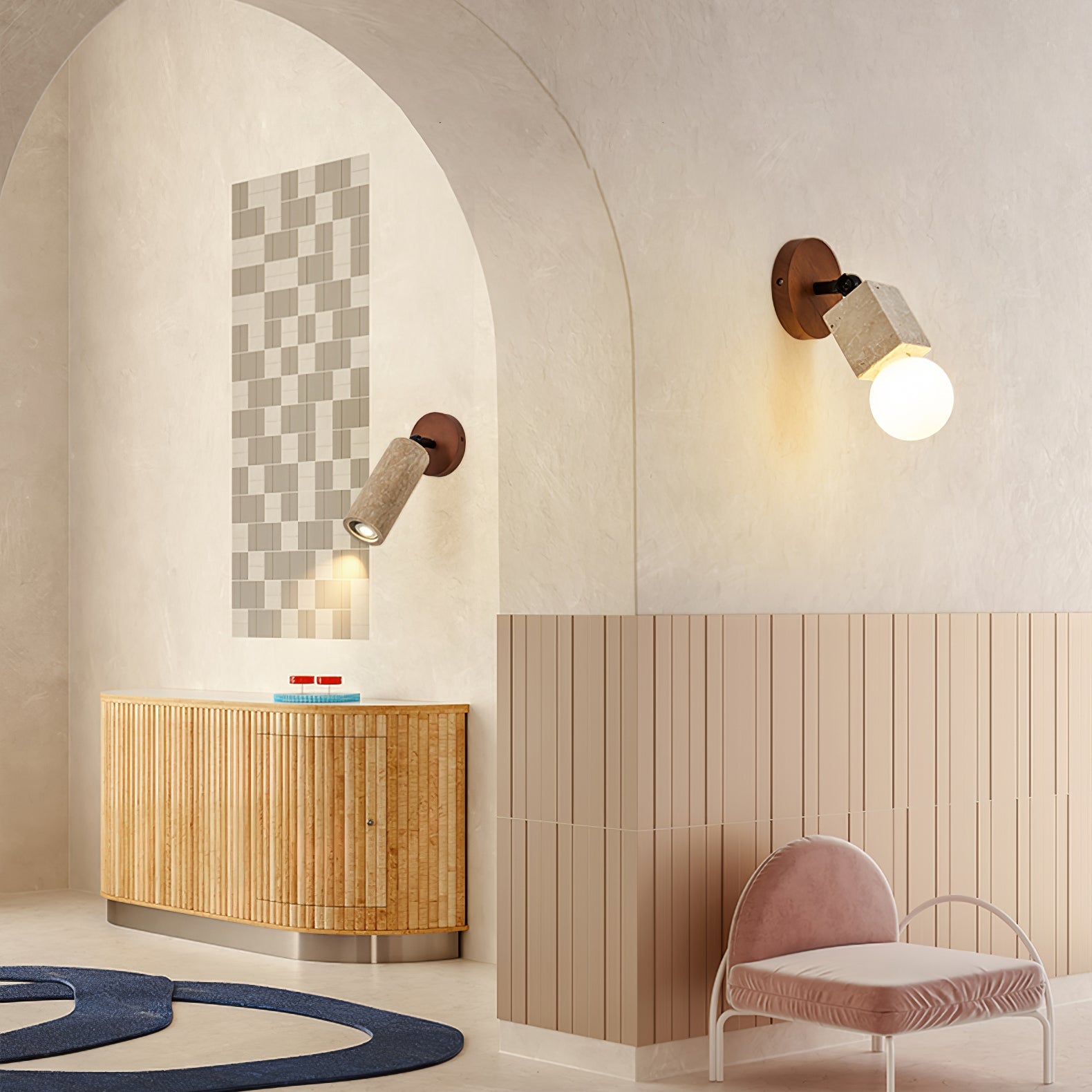 WOW Versa Stone Adjustable Wall Light