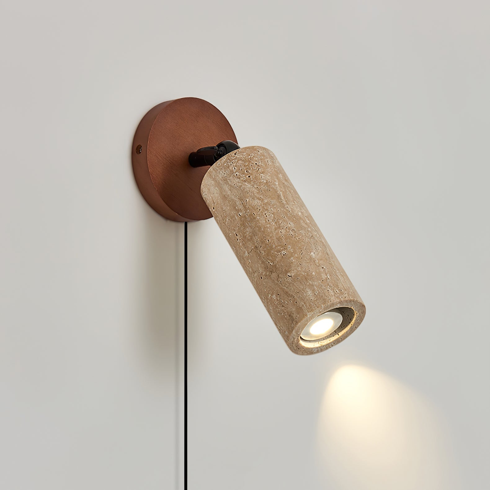 WOW Versa Stone Adjustable Plug-in Wall Light
