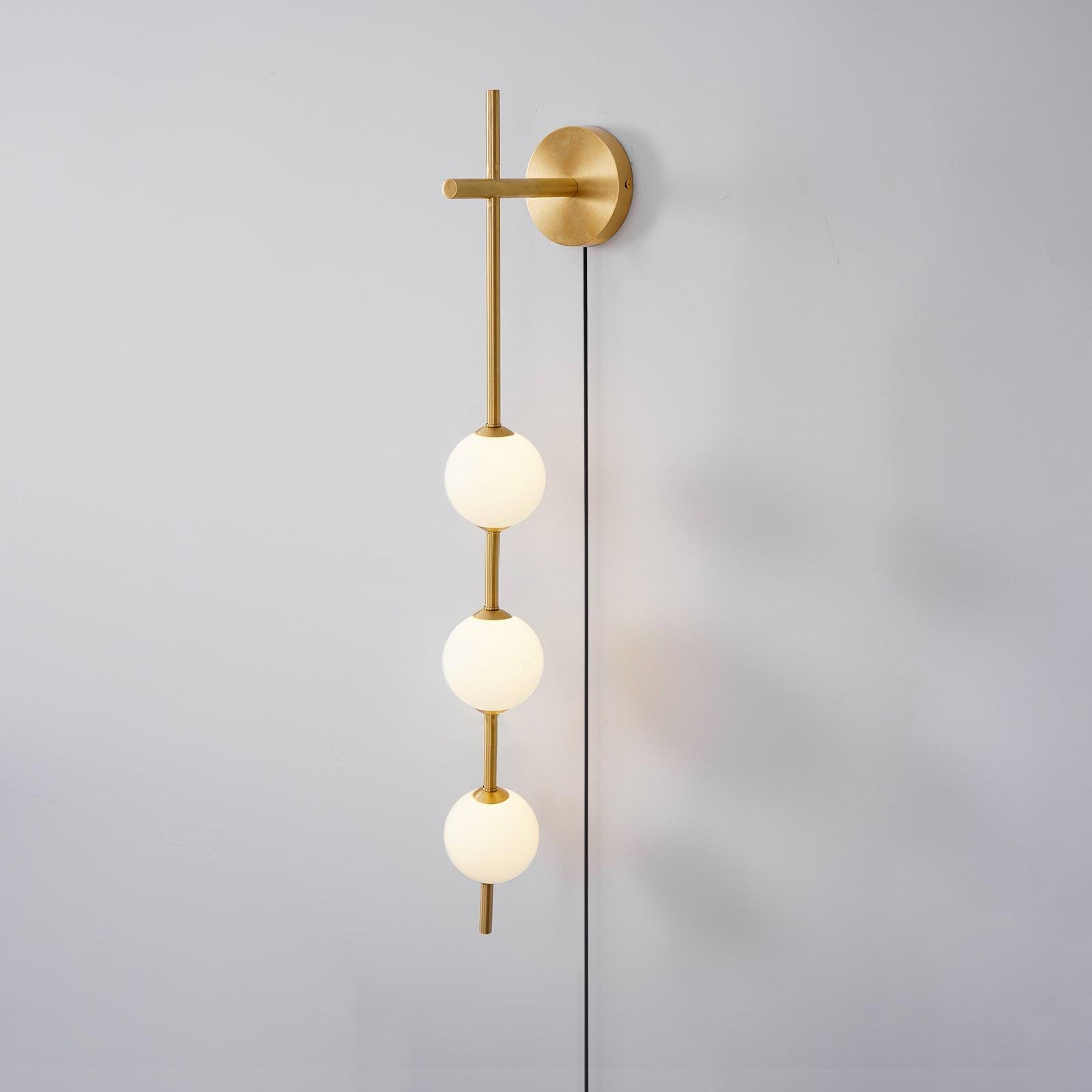 WOW Vertical Globe Plug-in Wall Lamp