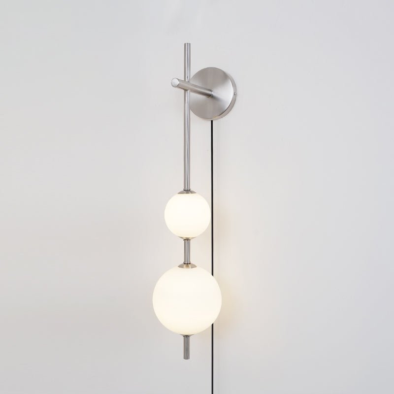 WOW Vertical Globe Plug-in Wall Lamp