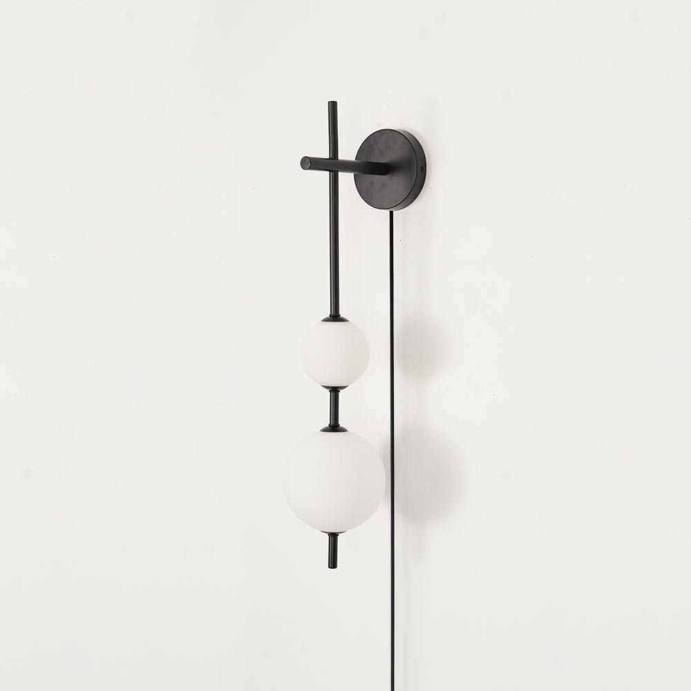 WOW Vertical Globe Plug-in Wall Lamp