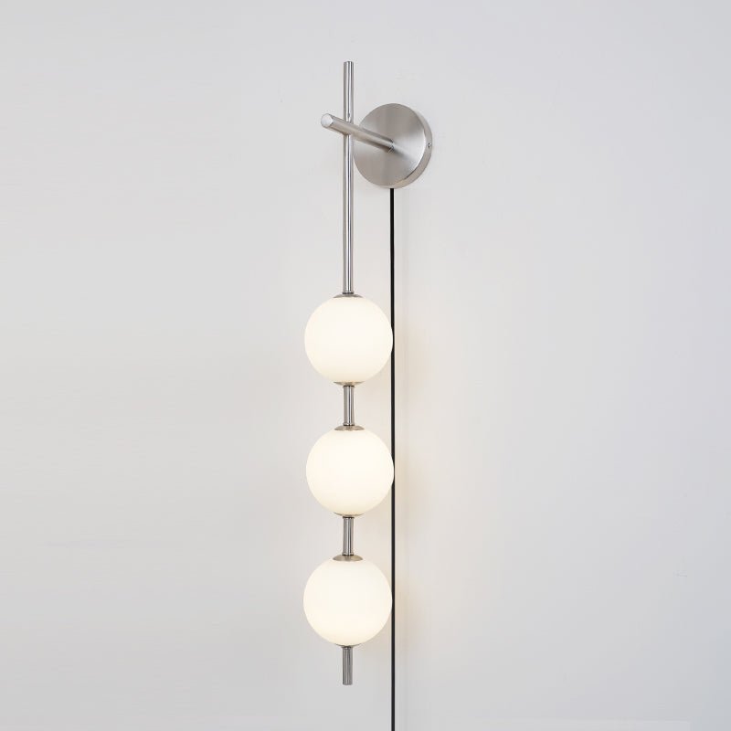 WOW Vertical Globe Plug-in Wall Lamp