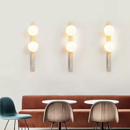 WOW Vertical Travertine Wall Sconce