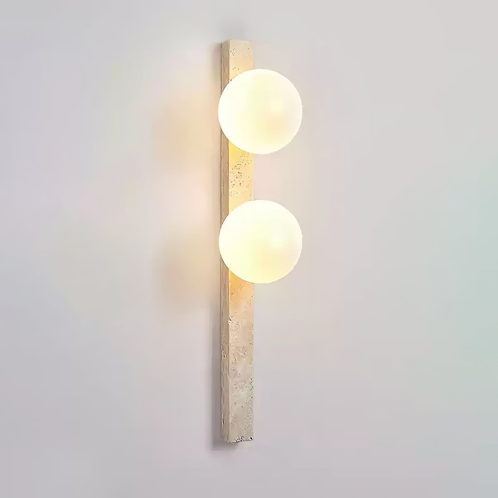 WOW Vertical Travertine Wall Sconce