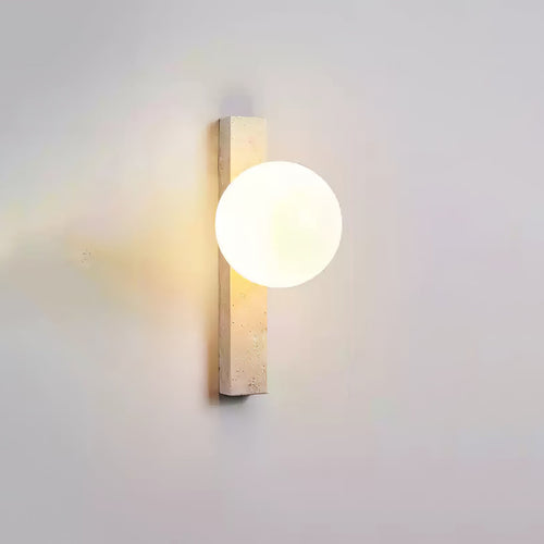 WOW Vertical Travertine Wall Sconce