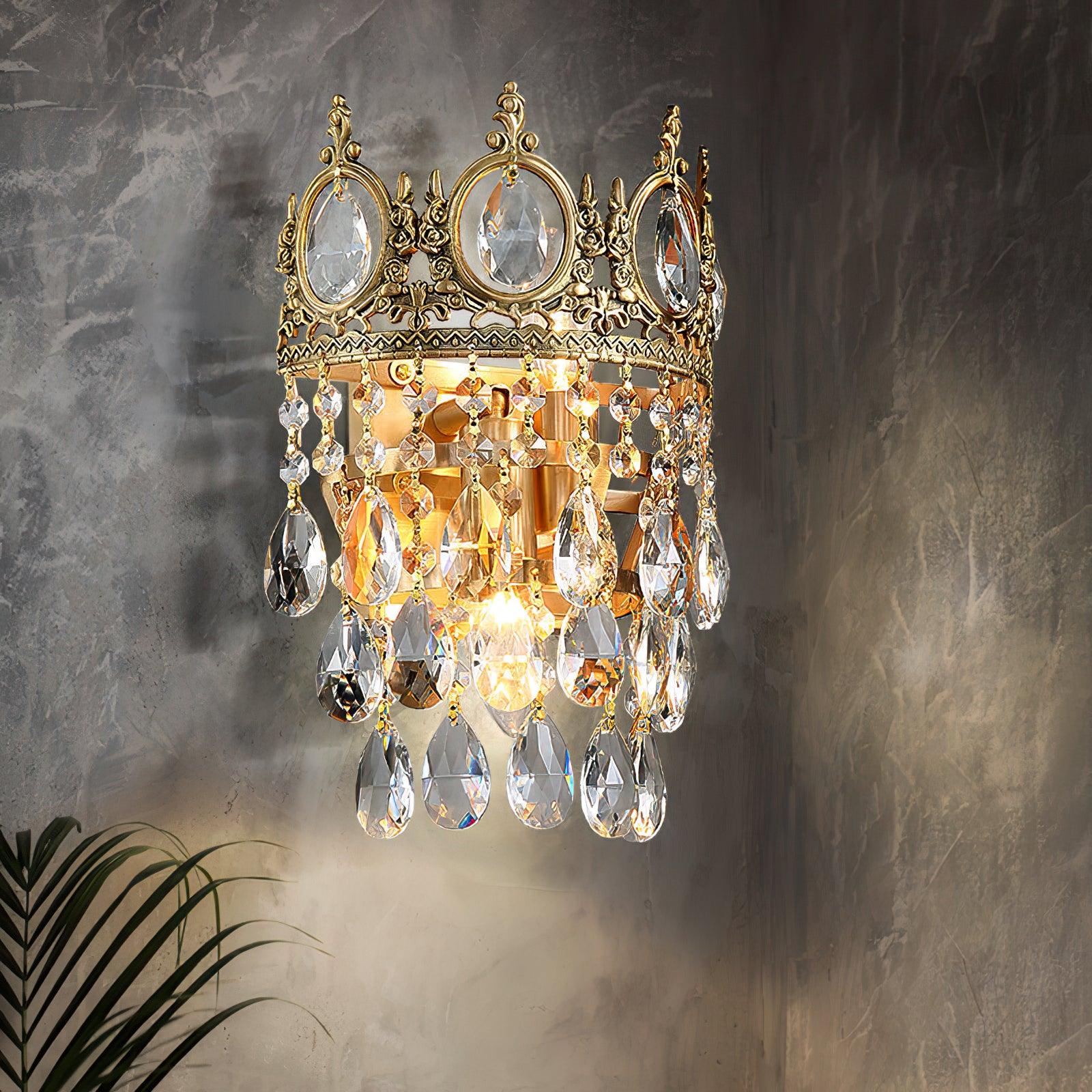 WOW Vintage Crystal  Wall lamp