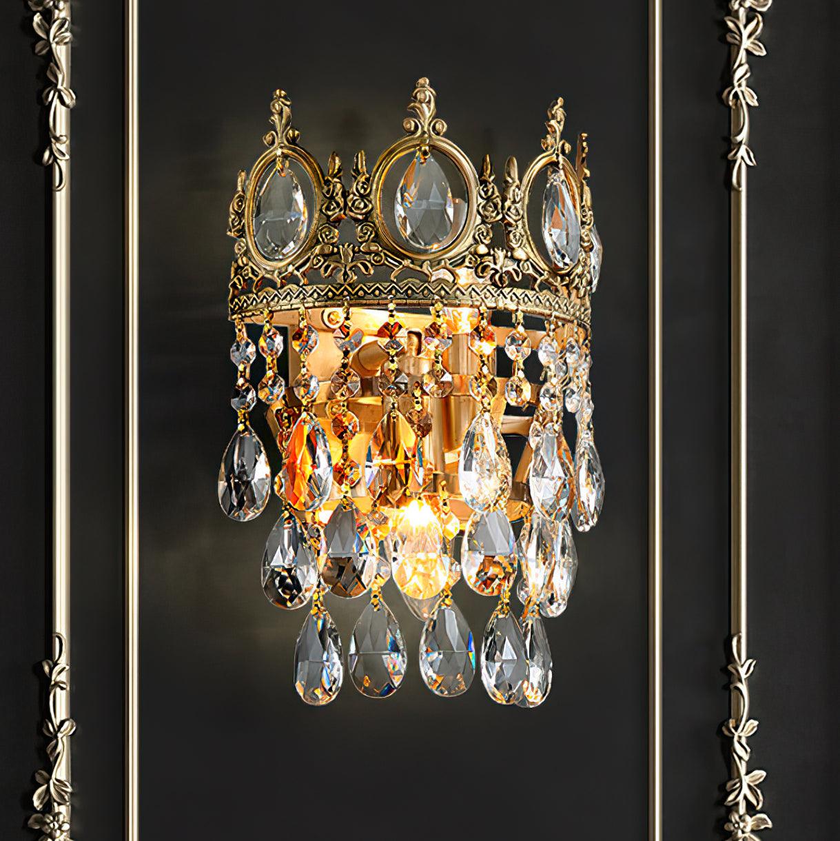WOW Vintage Crystal  Wall lamp