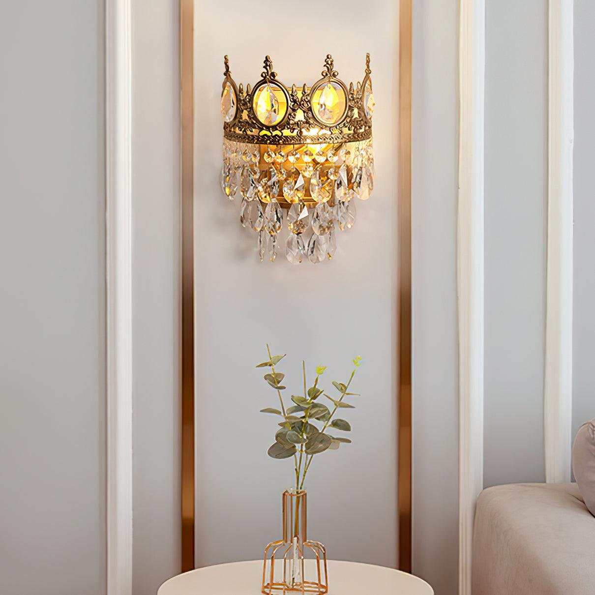 WOW Vintage Crystal  Wall lamp