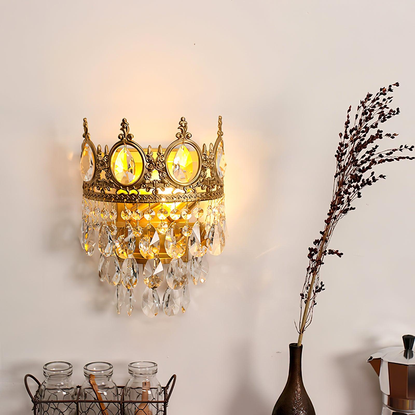WOW Vintage Crystal  Wall lamp