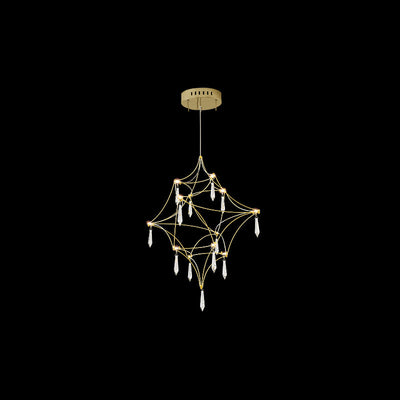 WOW Large Sculptural Crystal Chandelier-wow2201