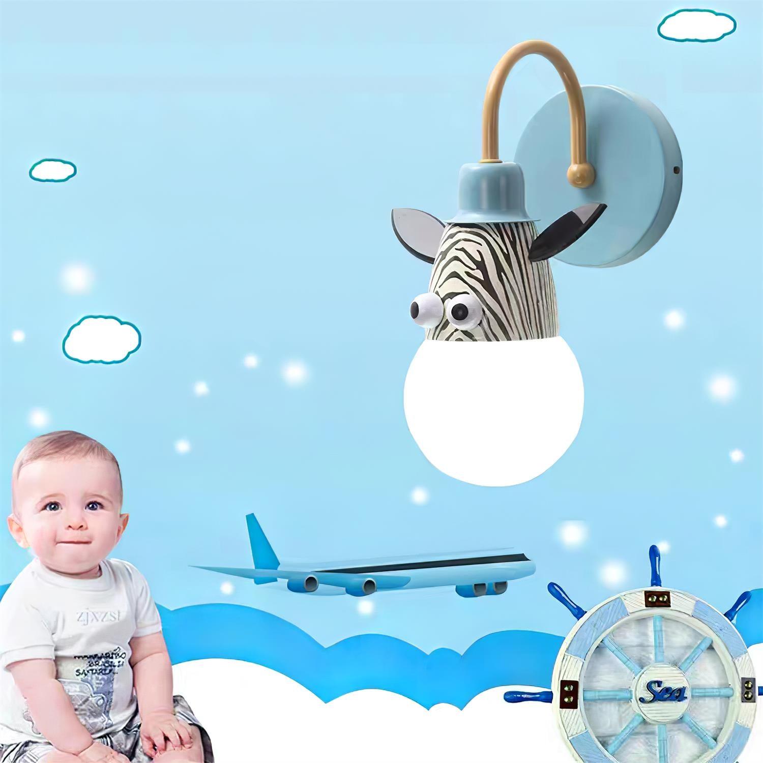 WOW Cartoon Animal Kids Wall Lamp