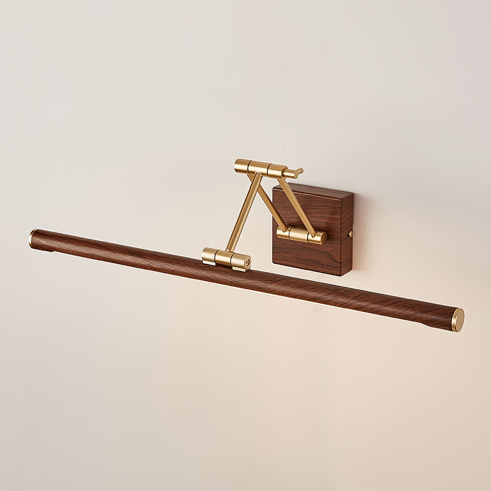 WOW Walnut Color Linear Adjustable Wall Light