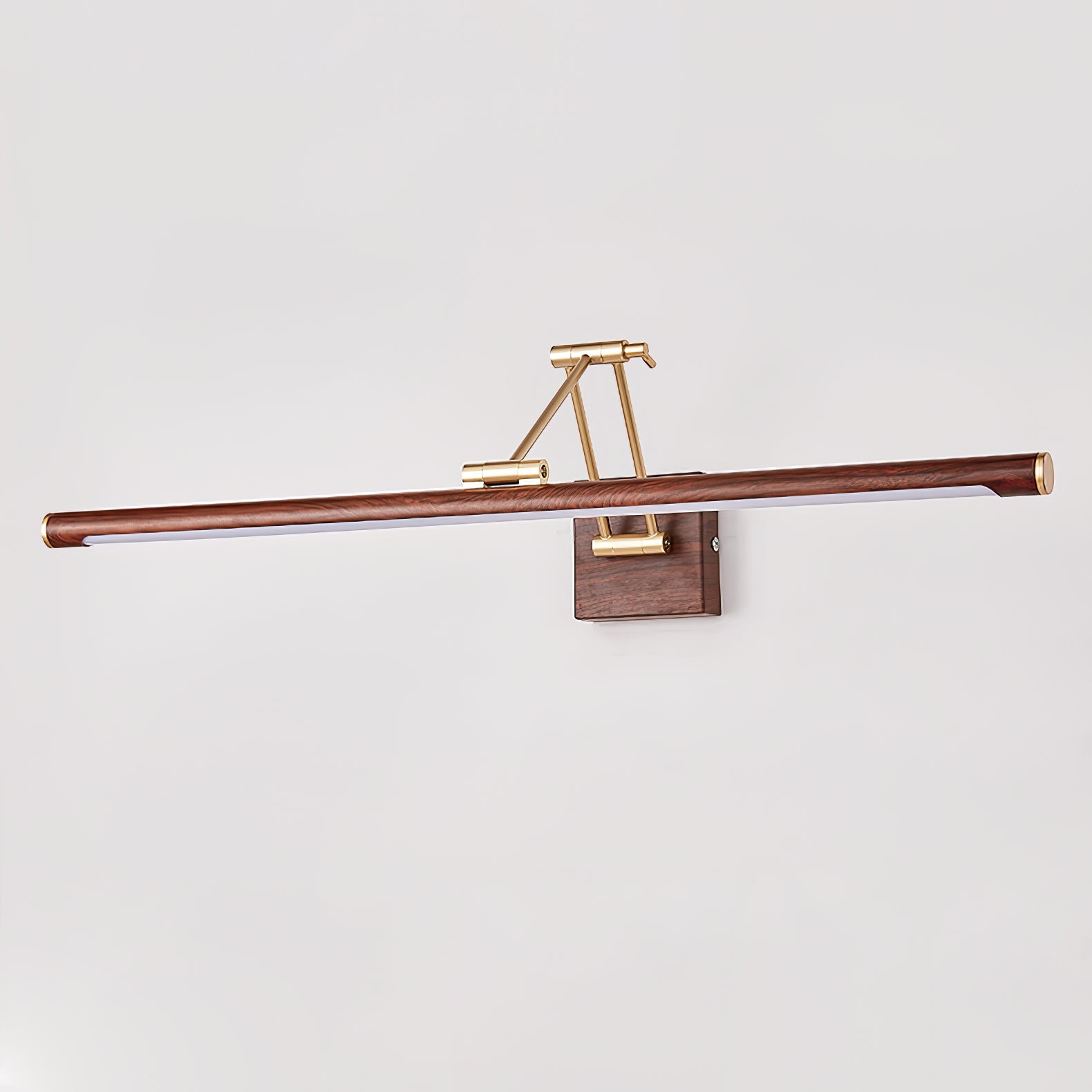 WOW Walnut Color Linear Adjustable Wall Light