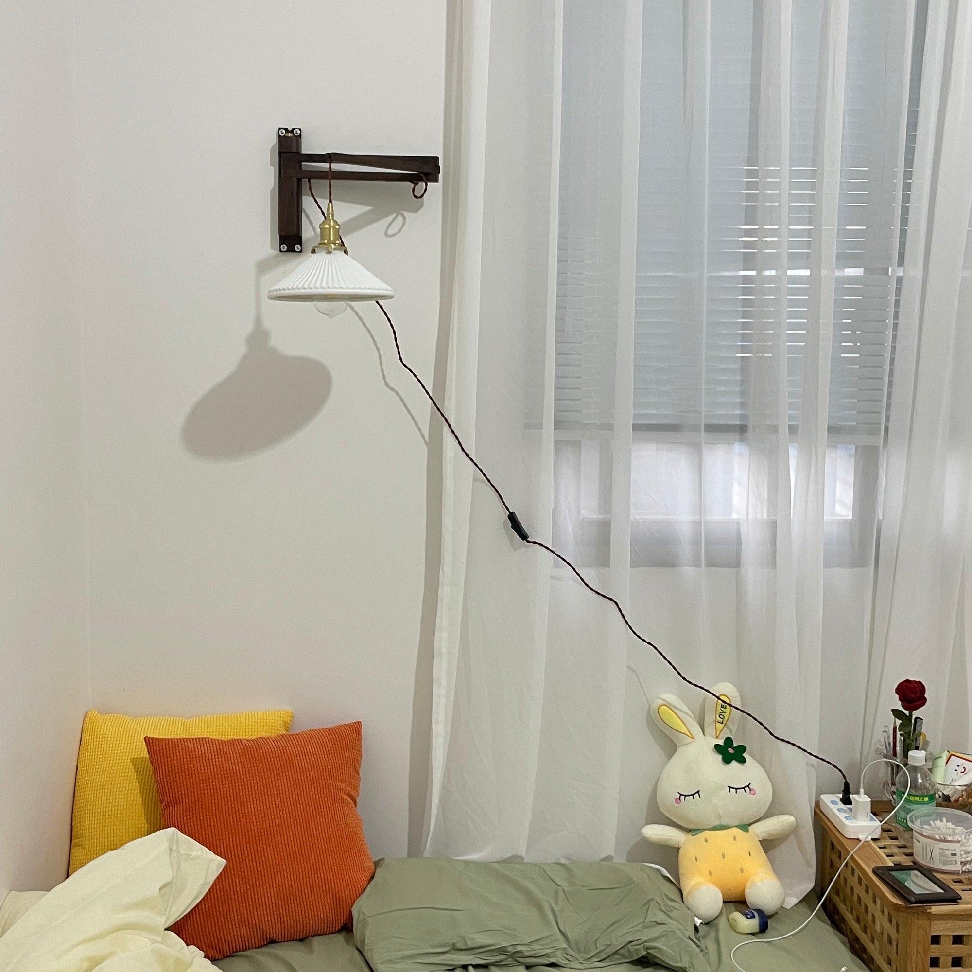 WOW Walnut Telescopic Wall Lamp
