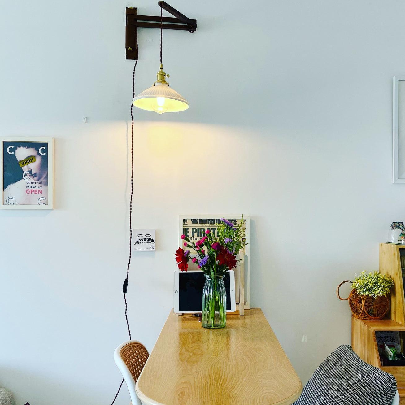 WOW Walnut Telescopic Wall Lamp