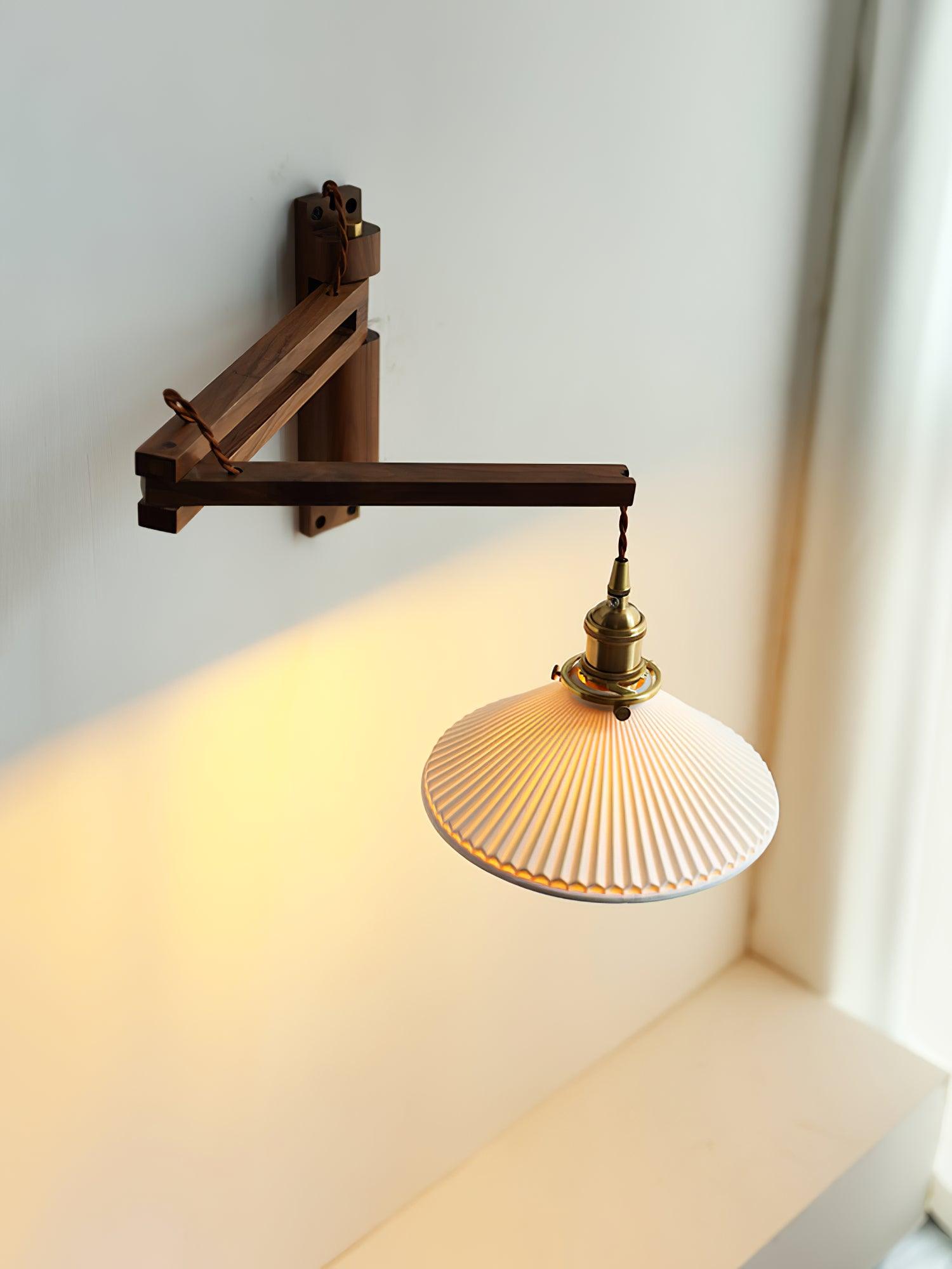 WOW Walnut Telescopic Wall Lamp