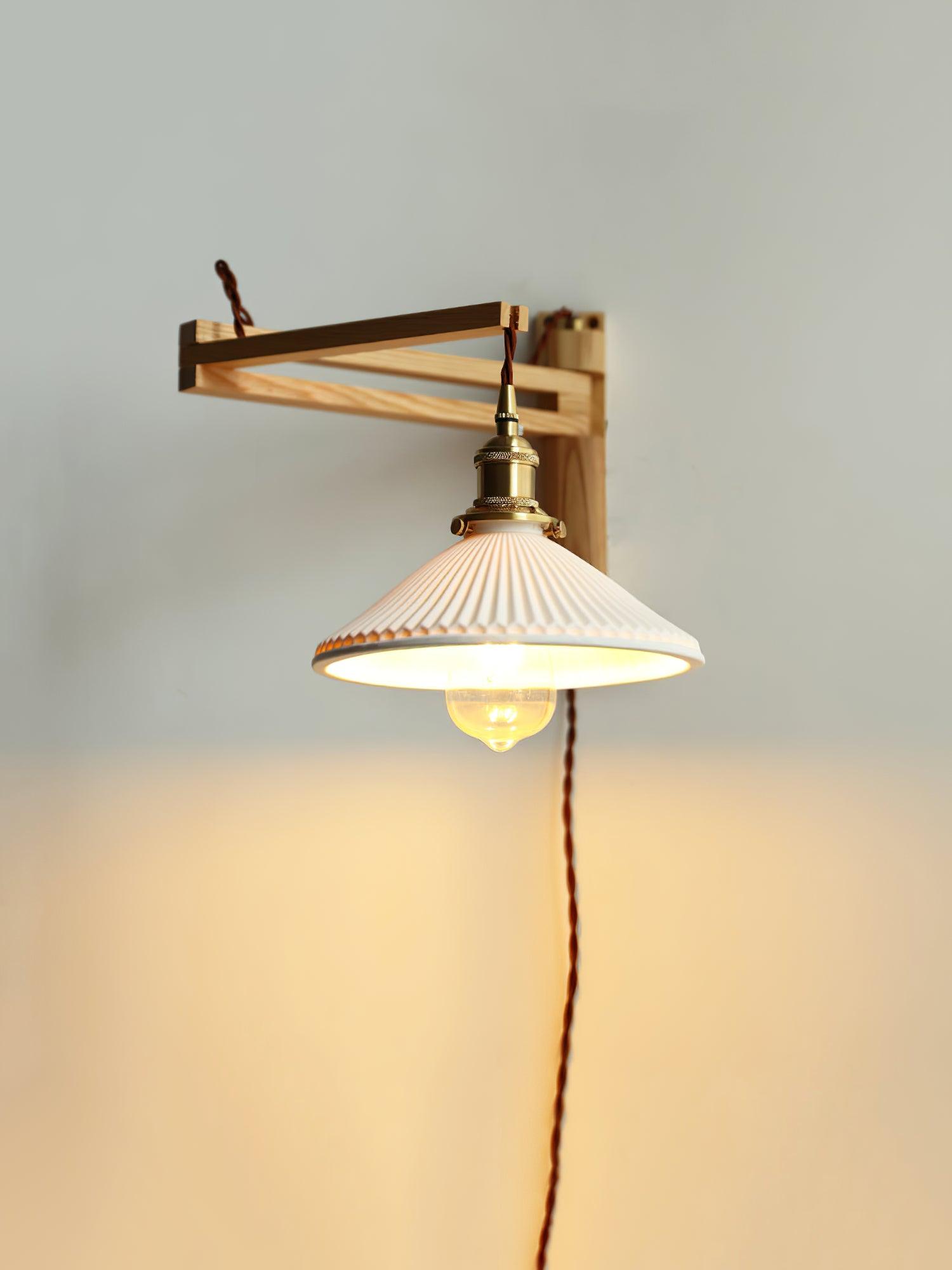 WOW Walnut Telescopic Wall Lamp