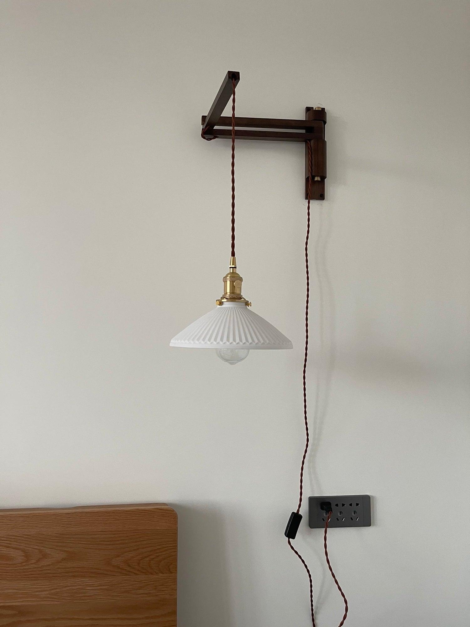 WOW Walnut Telescopic Wall Lamp