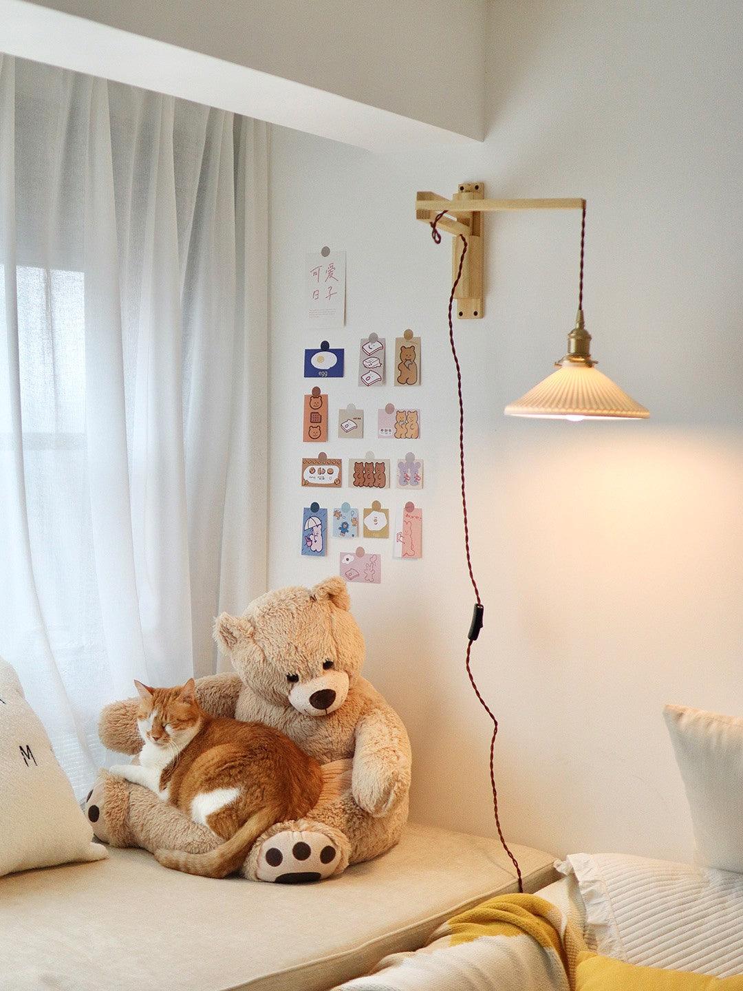 WOW Walnut Telescopic Wall Lamp