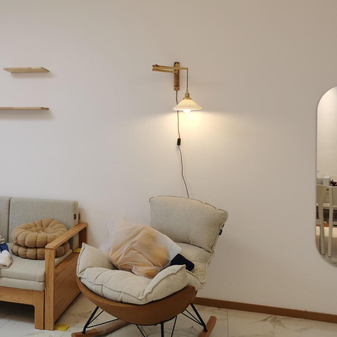 WOW Walnut Telescopic Wall Lamp