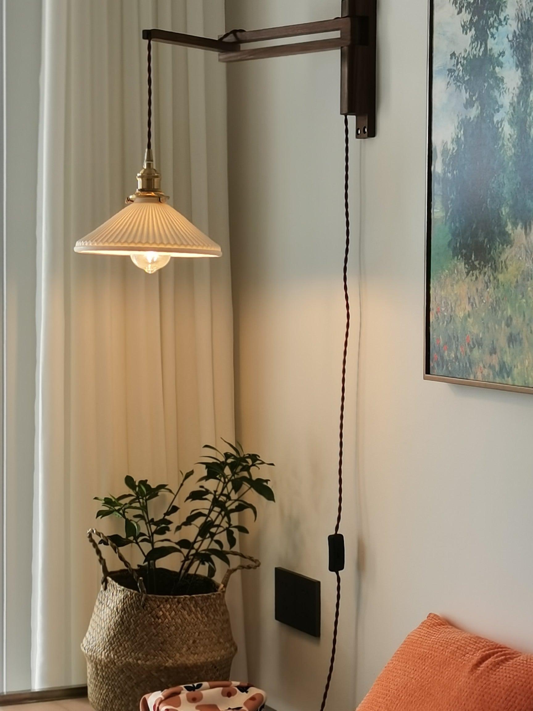 WOW Walnut Telescopic Wall Lamp