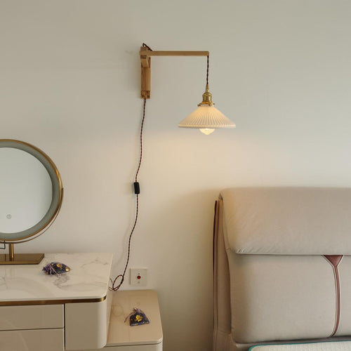WOW Walnut Telescopic Wall Lamp
