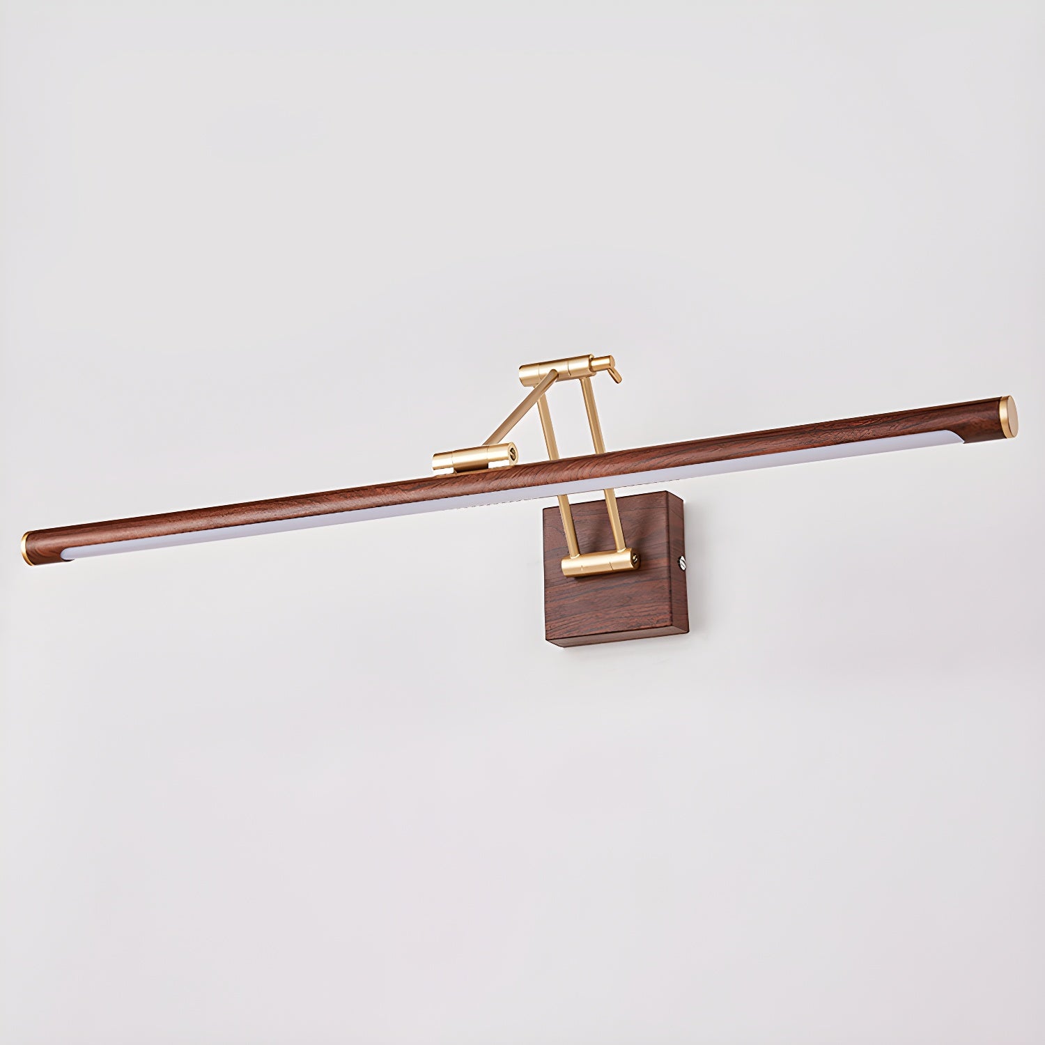WOW Walnut Color Linear Adjustable Wall Light