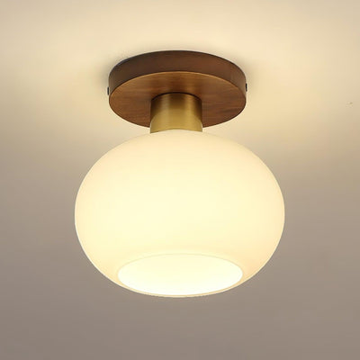 WOW White Shell Ceiling Lamp