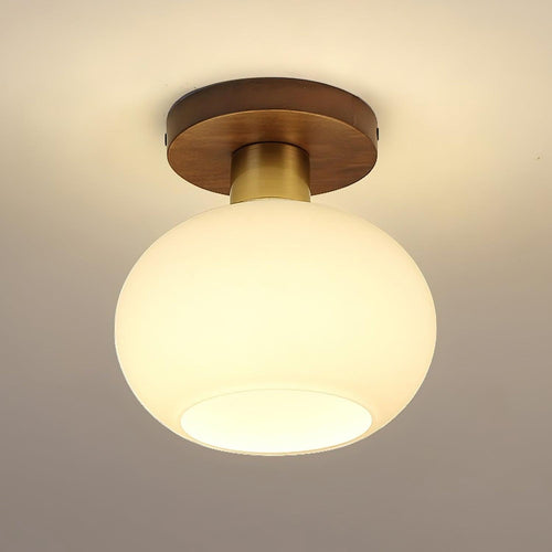 WOW White Shell Ceiling Lamp
