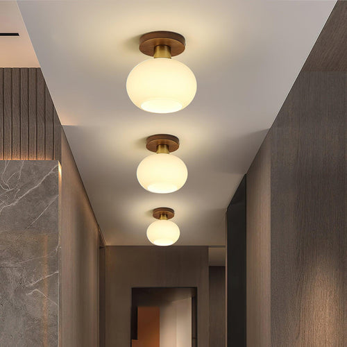 WOW White Shell Ceiling Lamp