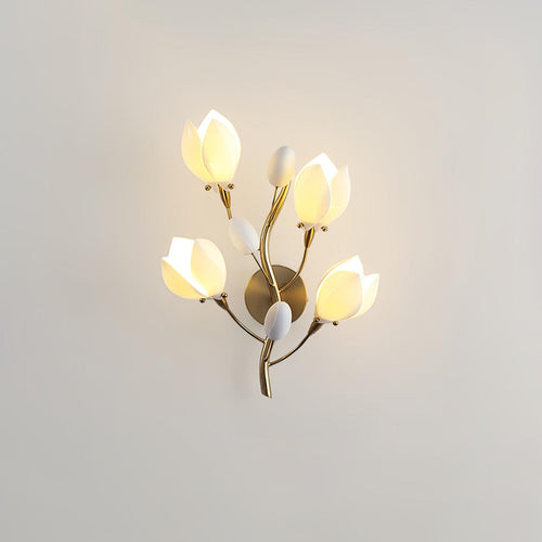 WOW Porcelain Magnolia Wall Lamp