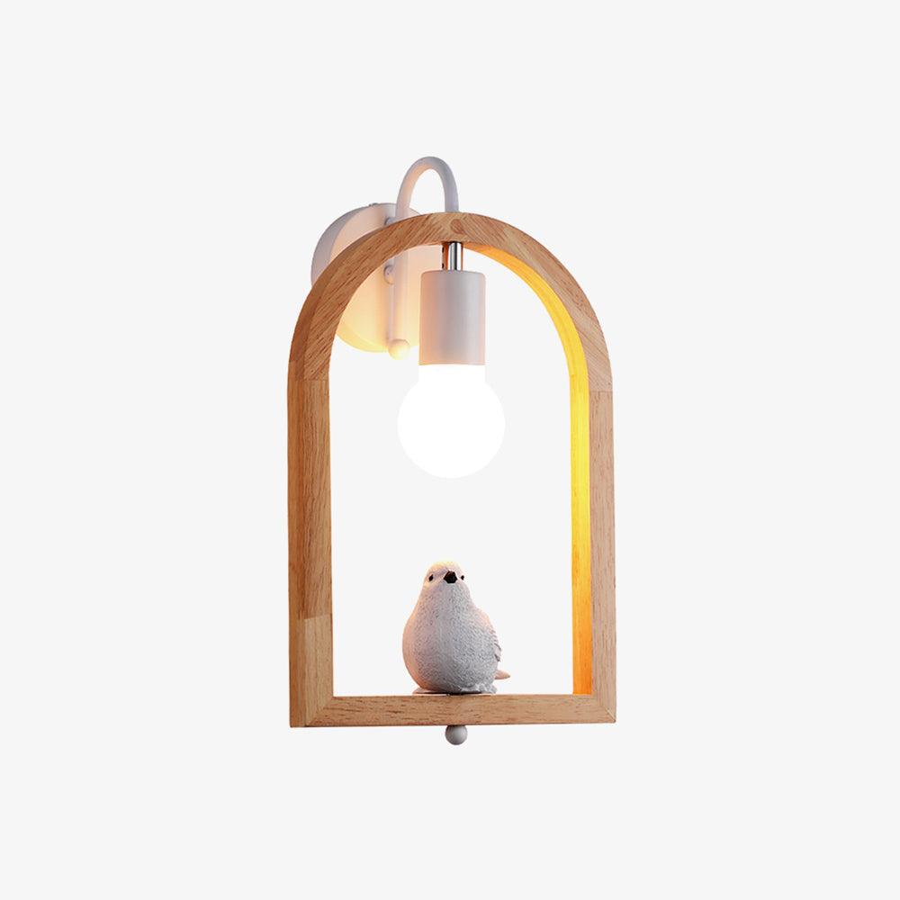 WOW Wood Bird Resin Wall Light