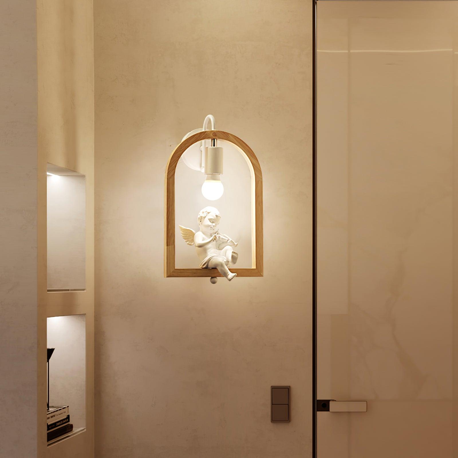 WOW Wood Bird Resin Wall Light