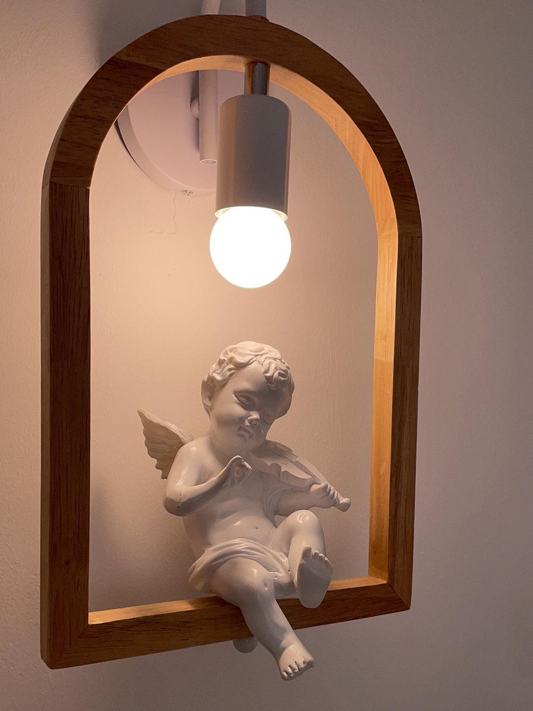 WOW Wood Bird Resin Wall Light