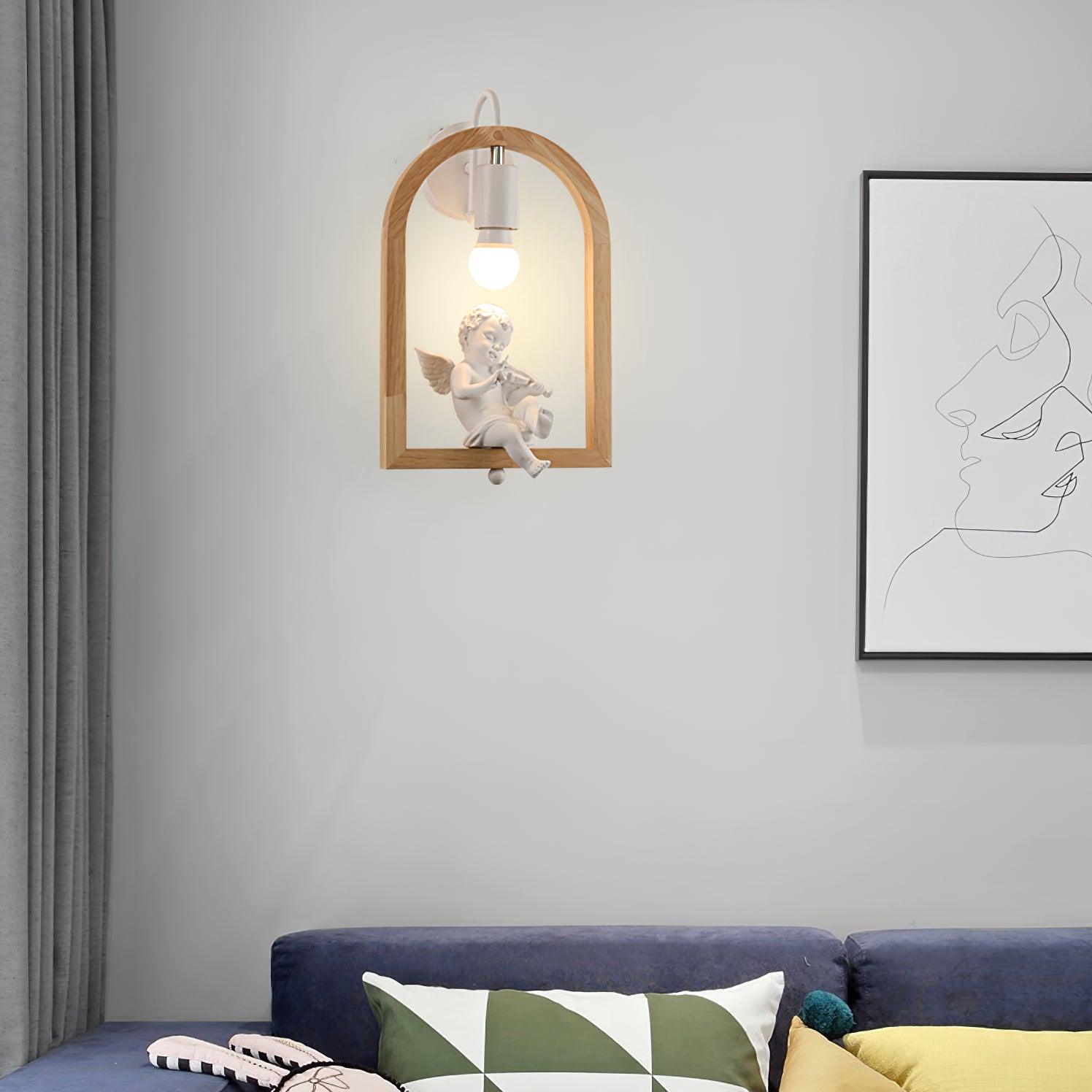 WOW Wood Bird Resin Wall Light