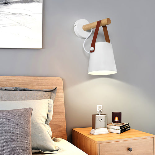 WOW Wooden Conical Wall Light